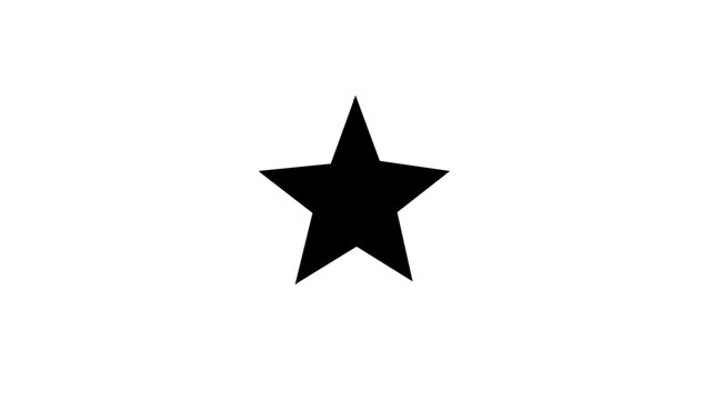 Clean flat vector line icon of a star trophy, suitable for honors sections, reward systems, course completion screens, and champion announcements.