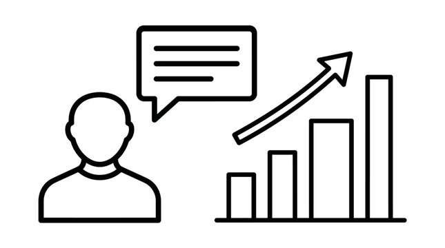 Business growth and communication concept