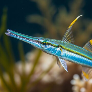 Needle-Nose Hunter: A Glimpse into the Reef's Elusive Predator