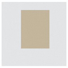 Fototapeta premium Beige paper texture with subtle grid pattern isolated on transparent background