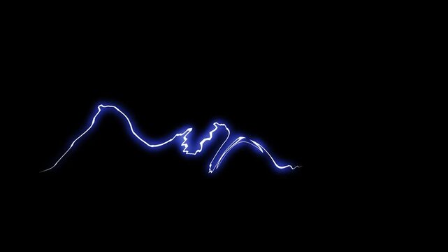 4k lightning flash FX animation with electric thunder energy explosion, glowing blue plasma arcs, dynamic spark burst, hand drawn anime power blast, cinematic VFX overlay on black screen seamless loop