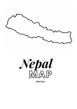 map of nepal