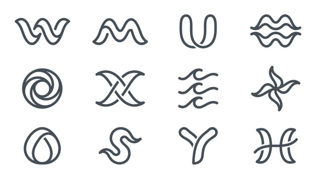 Zodiac astrology signs symbols.
