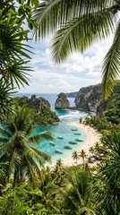 Fototapeta premium Tropical Indonesia Travel Background