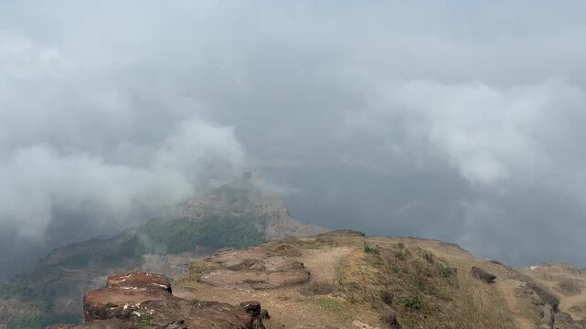 Rohida Peak timelapse capturing nature's ever-changing canvas, Harishchandragad, Maharashtra