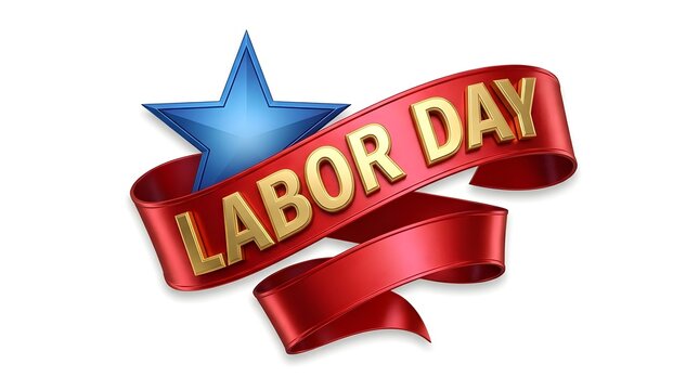 Happy labor day usa celebrating workers' rights and american pride