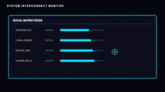 Modern Social Media Feed Interface with Active APIs and Streams
