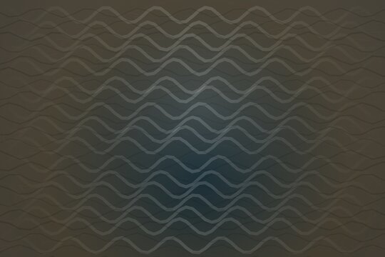 Abstract wavy lines pattern on dark background