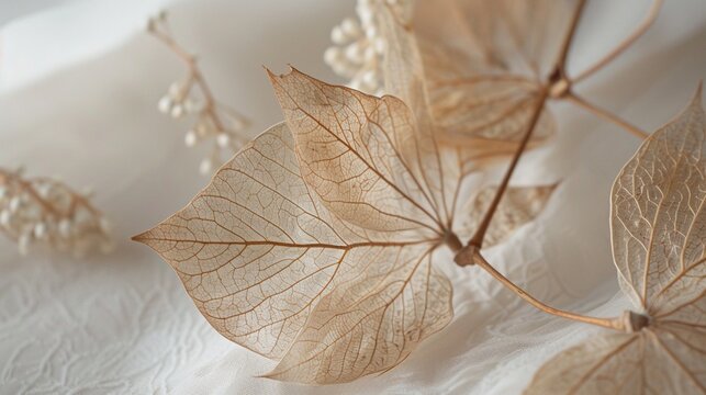 Dried maple samara winged seed close up