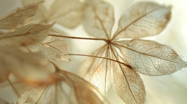 Dried maple samara winged seed close up