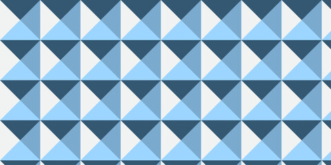Obraz premium abstract geometric triangle isometric Cube background. white and blue paper retro wall decoration square cube textile web design.