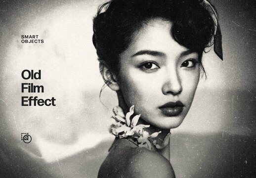 Old Film Photo Effect For Poster And Social Media Design