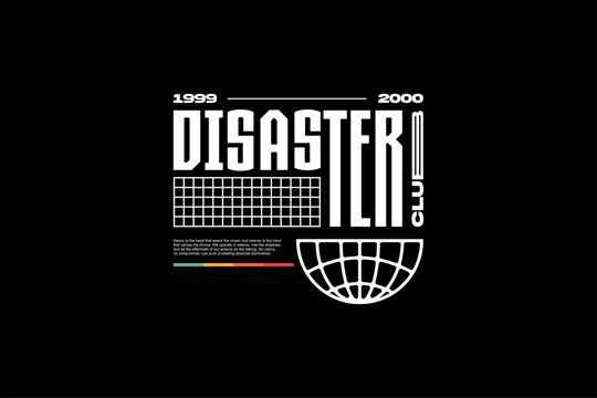 Disaster Club 1999 2000 Graphic Design.