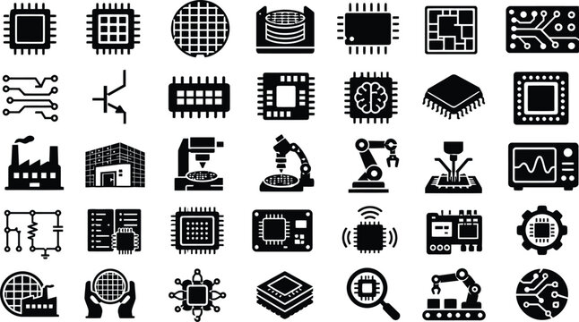 ,semiconductor wafer, wafer fabrication, chip manufacturing, electronics, PCB, printed circu