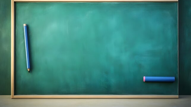 school board with chalk on blackboard