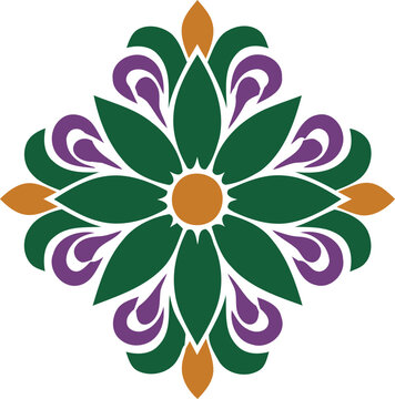 Ornamental Floral Mandala Decorative Vector Pattern Design