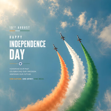 Air Force Jets Flyover India Independence Day Celebration