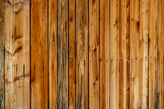 Holztextur einer Bretterwand