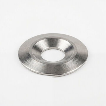 Generic roller chain master link connecting hardware isolated on white.