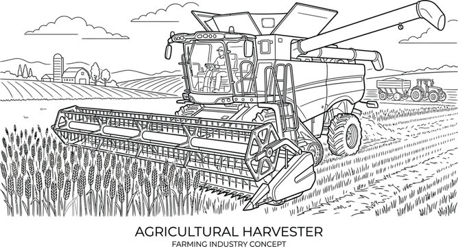 old farm tractor