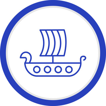 Viking Ship Icon