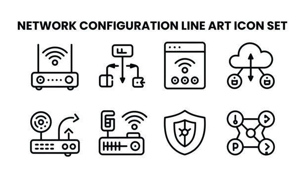 Network configuration line router computer cloud