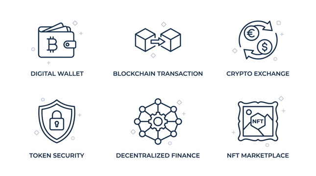  digital marketing materials for financial technology and cryptocurrency products.