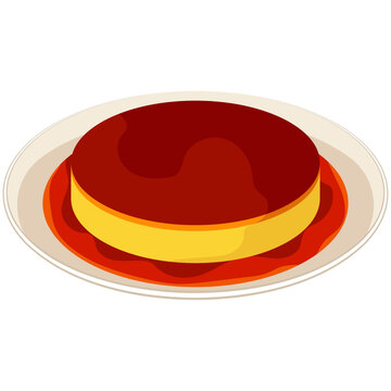 Quesillo Latin American sweet dessert.