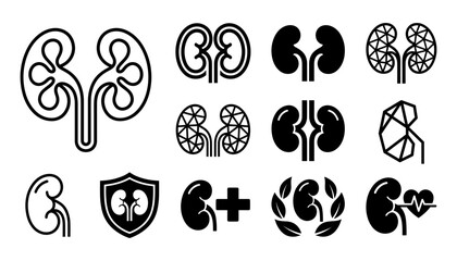 Space Icons Collection with Rocket Ship, Planets, Shields, Stars and Satellite Elements in Clean Vector Style © AnjueManAra