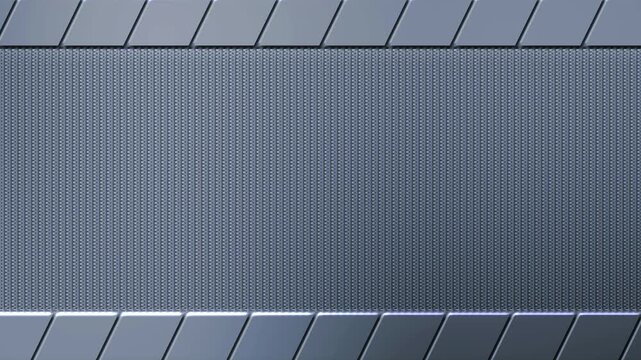 Elegant Metallic Silver Frame Pattern Texture with Horizontal Flow Loop Background Animation