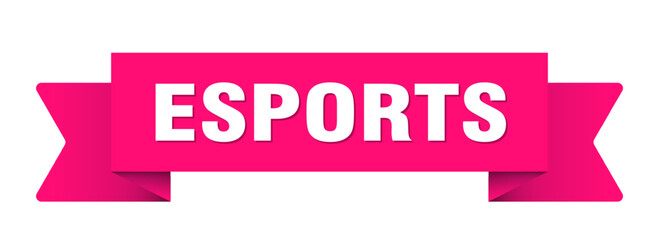 esports ribbon isolated on transparent background. esports ribbon © BHM