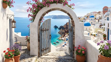 santorini island greece © Amin
