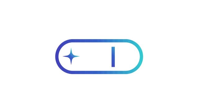 Ai generates icon artificial intelligence star logo