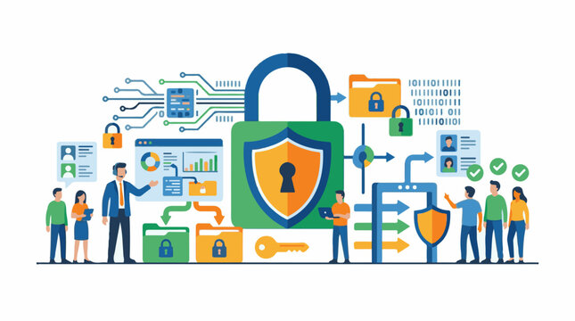Digital security and data protection team collaborates effectively
