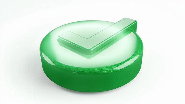 Close-up of a glossy green circular bottle cap featuring a raised square tab on top