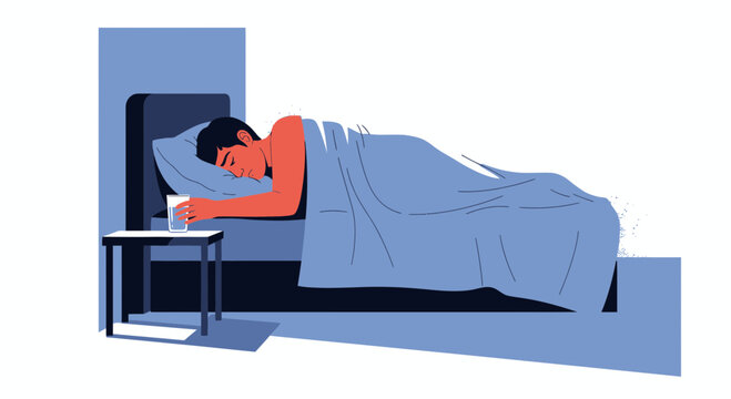 Restful Sleep Depicted Through A Visual Narrative: Peace, Comfort, And Well-being Illustrated