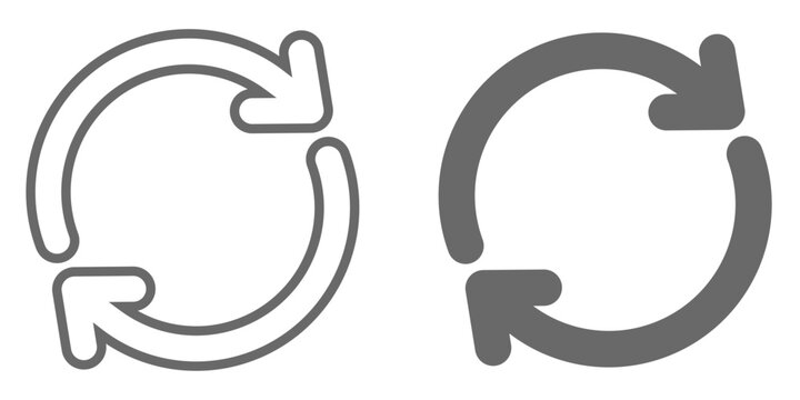 set of vector update icons