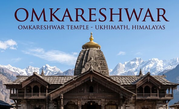 Sacred Omkareshwar Temple Architecture in Uttarakhand