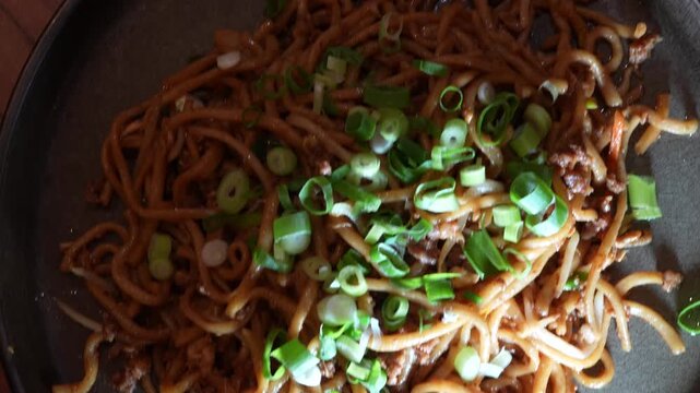 Plats asiatique dans un restaurant