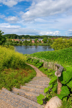 Kolding, Hafenstadt am Koldingfjord, D&auml;nemark. Stadtszene