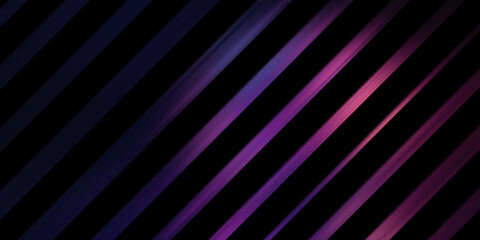 Dynamic black background with vibrant purple and pink diagonal lines, creating a striking and modern effect. © mst
