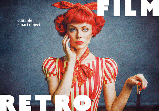 Retro Film Photo Effect
