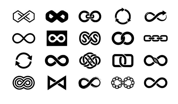 Keywords:
infinity, loop, endless, unlimited, forever, repeat, icon, symbols, vector, abstract, minimal, monoline, geometric, ribbon, arrows, circular, cycle, connection, continuity, modern, interface