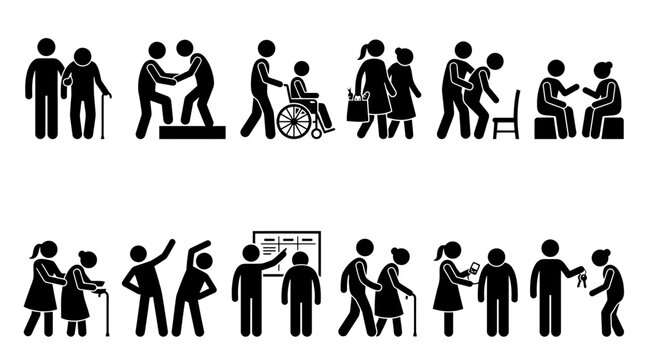 business people silhouettes