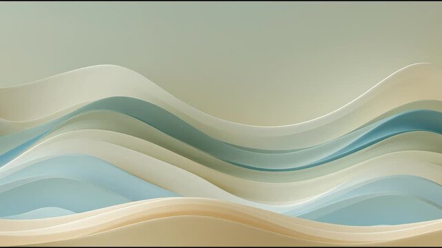 Abstract Blue Wave Background with Flowing Light Curves Futuristic Digital Vector Design for Business Technology Wallpaper and Modern Artistic Backdrop