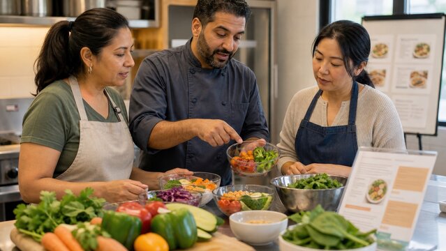 Produce Prescription diverse adult group at clinic visit