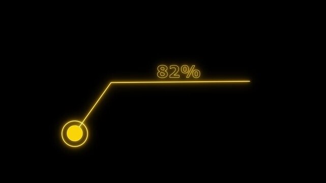 HUD call out elements pack animation on black background. Call Out on black background a callout for text Hitch style tech HUD element with successful