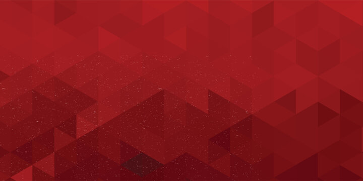 PrintRed triangles - seamless geometric background. Vector illustration, fully editable, you can change form and color