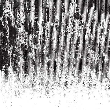Rough black and white texture vector. Distressed overlay texture. Grunge background.