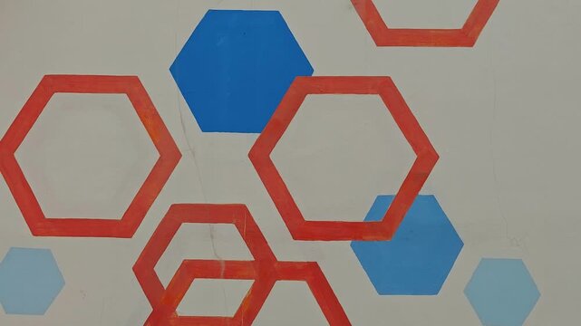 Hexagonal Geometric Pattern Texture